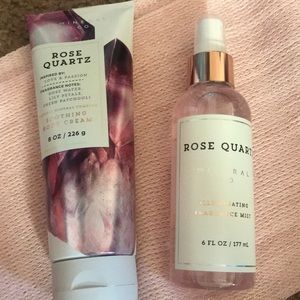 Fragrance and Lotion from Rose Quartz.